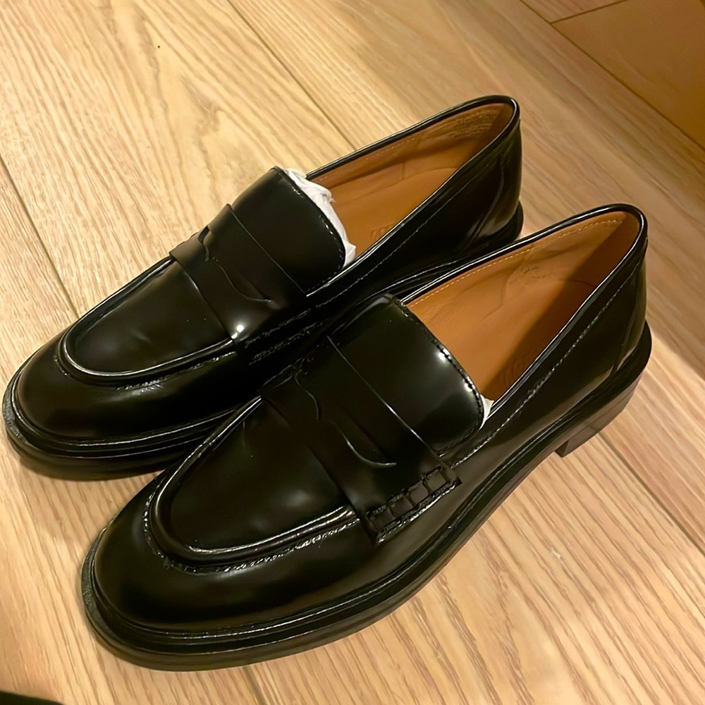 Madewell Chunky Leather loafers 8.5